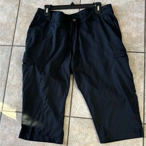 Black Magellan crop pants